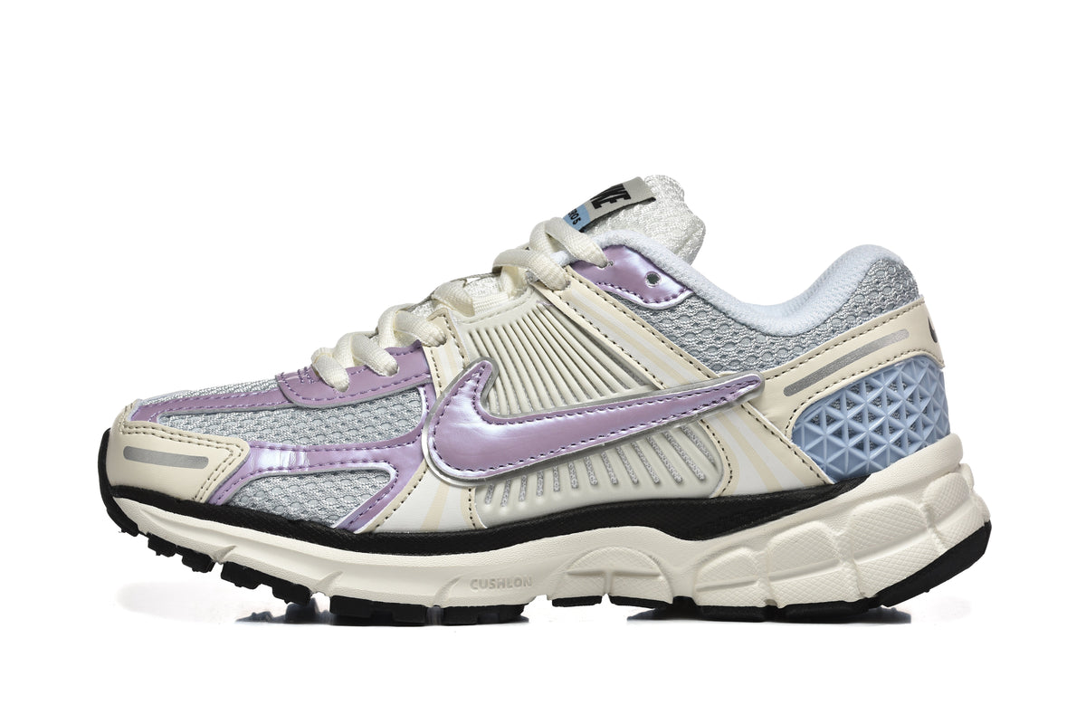 Nike Vomero 5 Trainers in Cream, Silver and Lavender - product image from the listing.