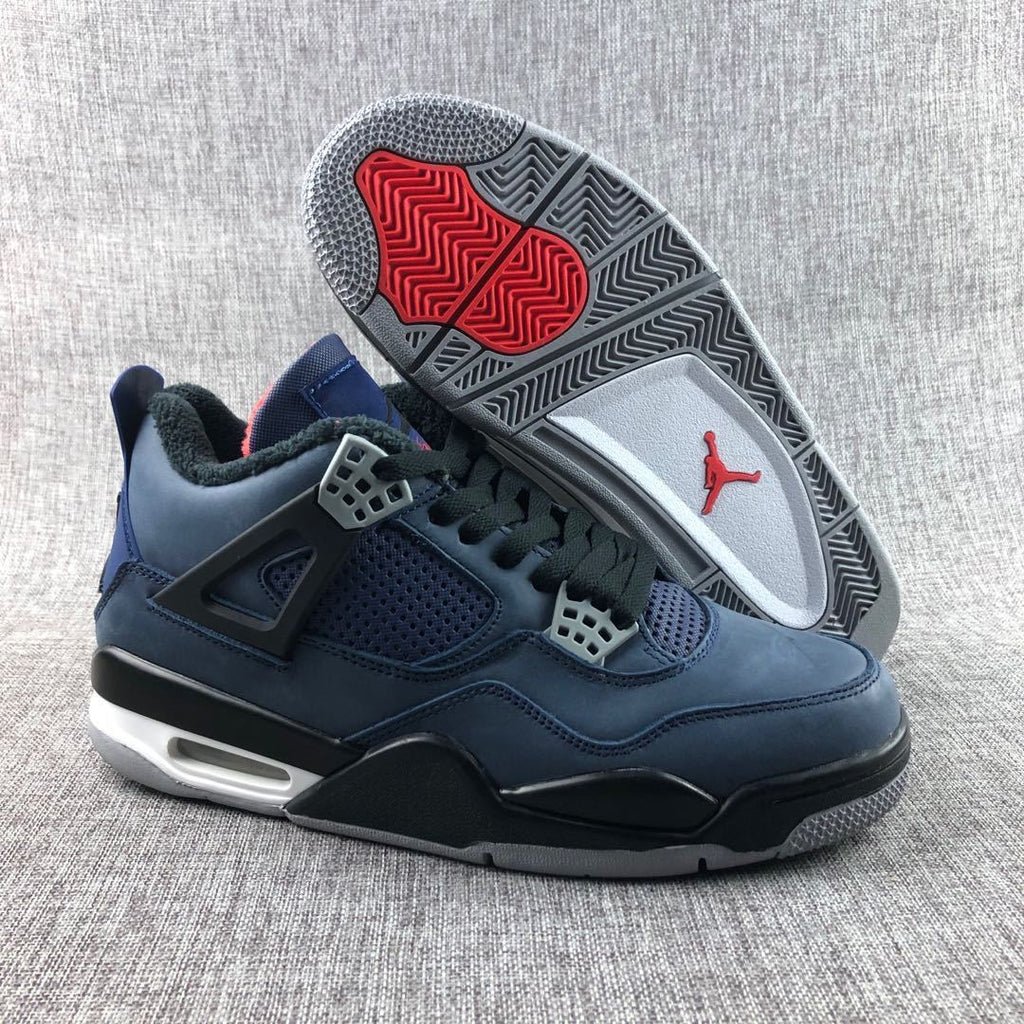 Air Jordan 4 Little Eminem Navy Sneakers - product image from the listing.