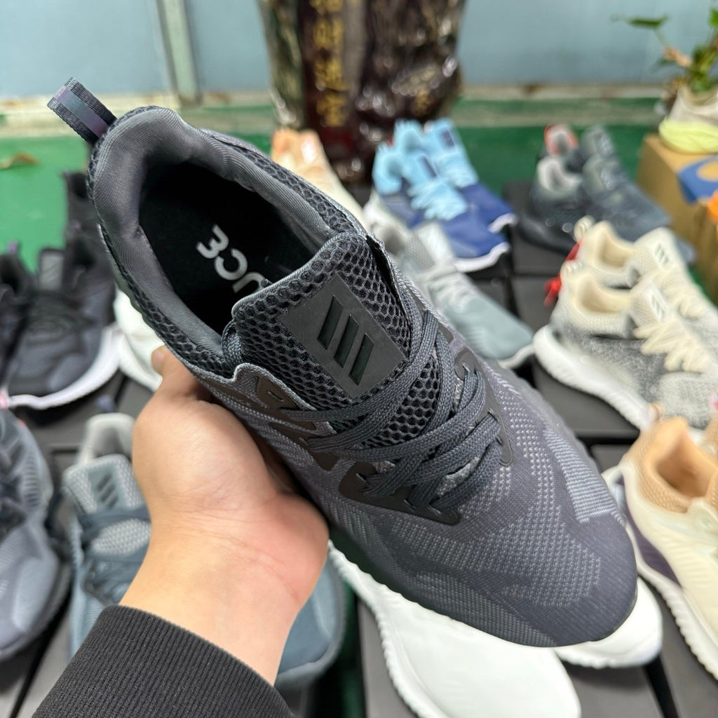 adidas Alphabounce HPC AMS Sneakers in Gray White - product image from the listing.