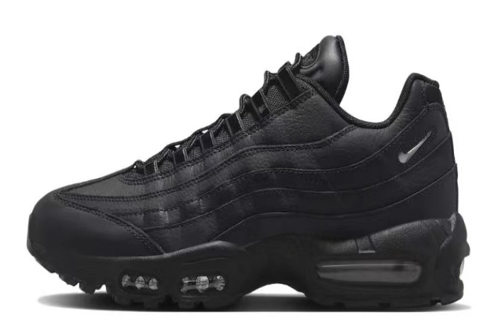 Nike Air Max 95 Sneakers in Black and Silver - product image from the listing.