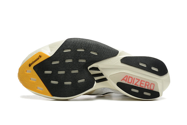 adidas Adizero Adios Pro Running Shoes in White Black - product image from the listing.