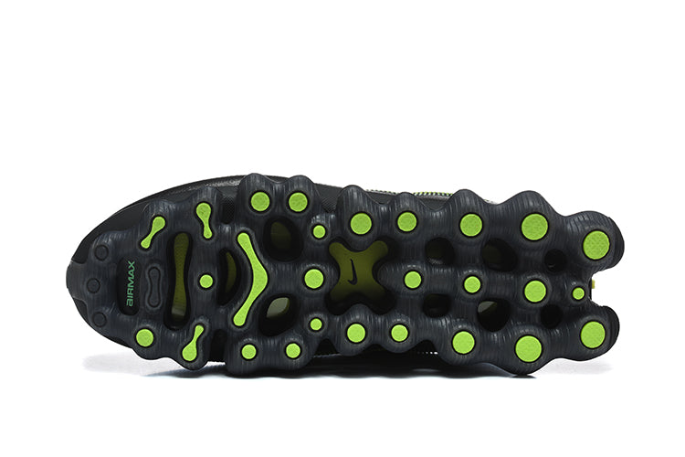 Nike Air Max Sneakers in Black and Volt Green - product image from the listing.