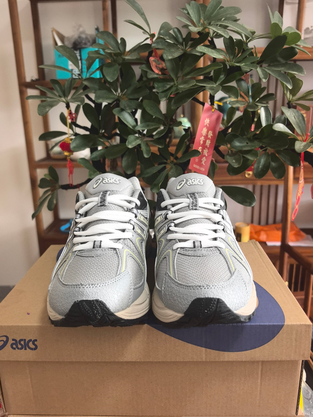 ASICS GEL-KAYANO 14 Sneakers in Gray Brown - product image from the listing.