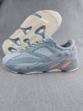 Blue Grey and Coral Nike Yeezy 700 V2 Shoes - product image from the listing.