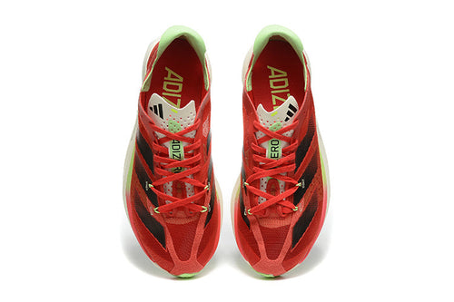 adidas Adizero Adios Pro 3 Running Shoes in Red - product image from the listing.