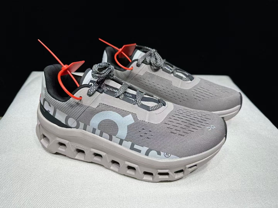 On Cloudmonster Trainers in Cinder Fog - product image from the listing.