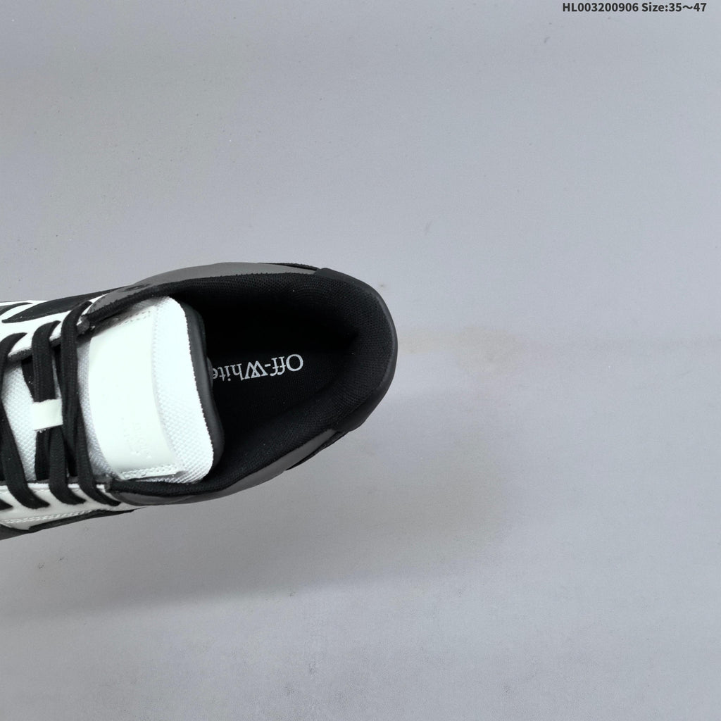 Gray and White Off-White Out Of Office Sneakers - product image from the listing.