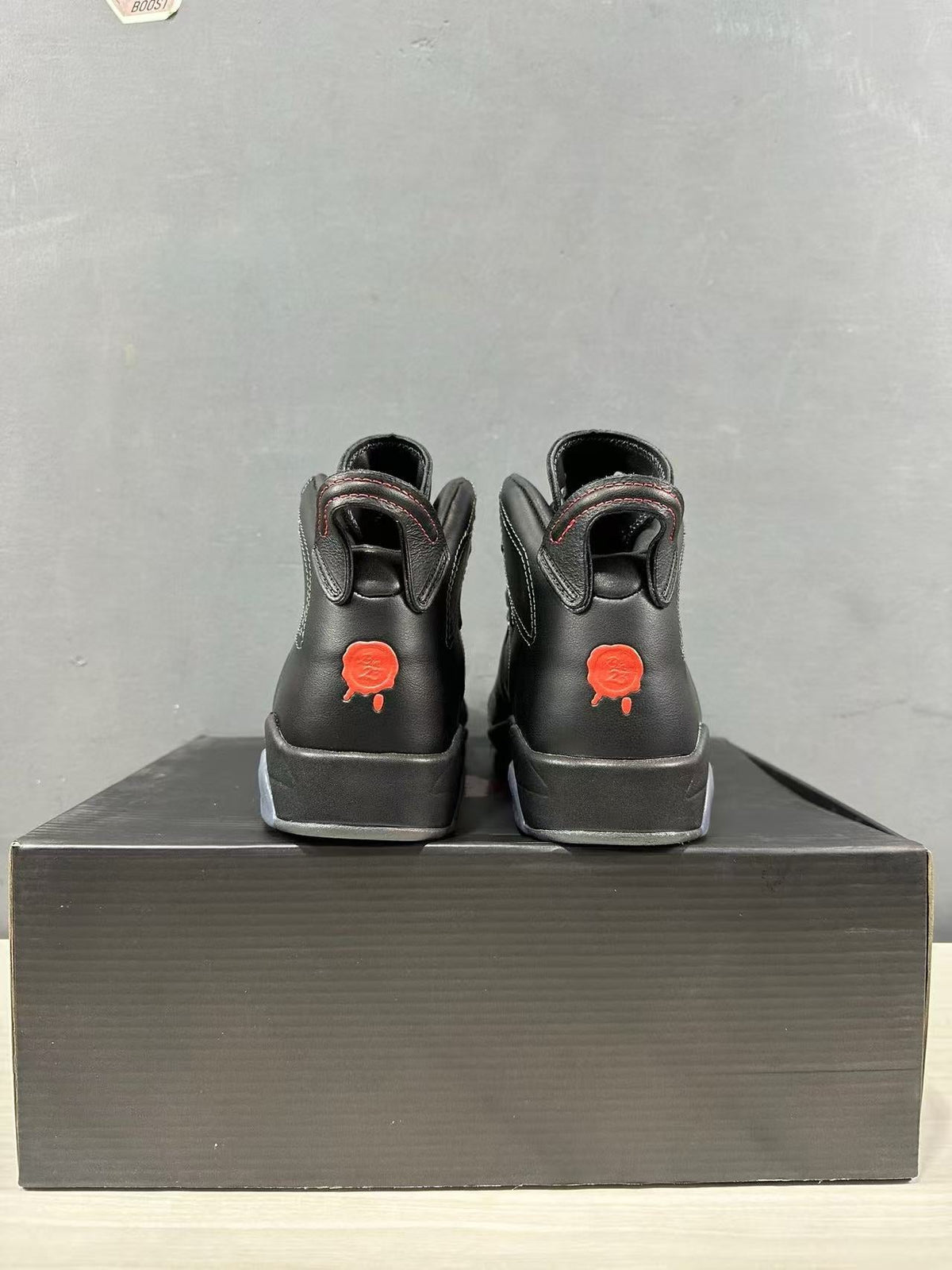 Air Jordan 6 BIN 23 Black High-Top Sneakers II6558-001 - product image from the listing.