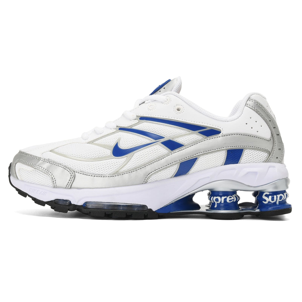 Nike Shox Ride 2 Sneakers in White, in Gray and Red - product image from the listing.