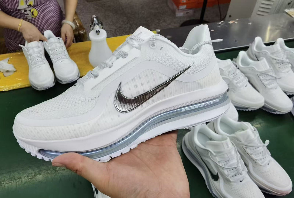 Nike Pegasus Premium Running Shoes in White HQ2593-102 - product image from the listing.