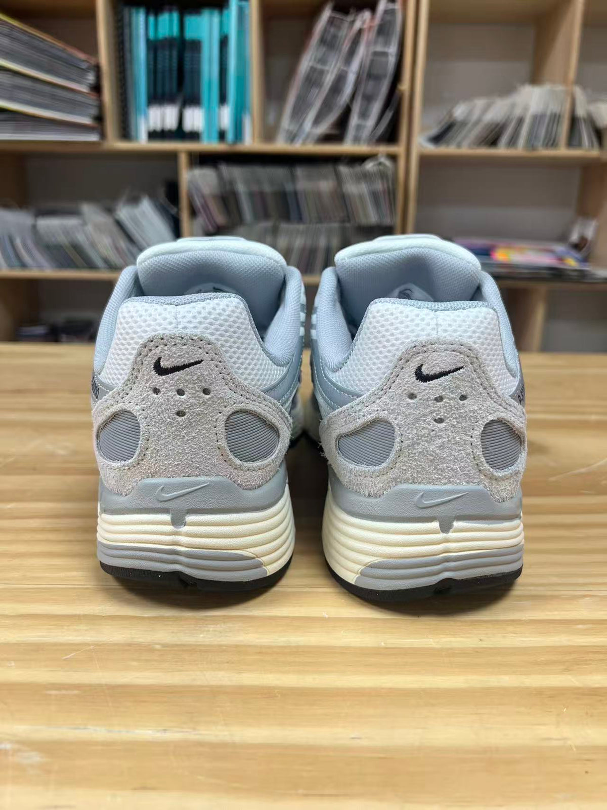 White and Grey Nike P-6000 Sneakers IU7549-072 - product image from the listing.