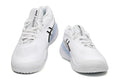 ASICS White and Black Court Trainers - product image from the listing.