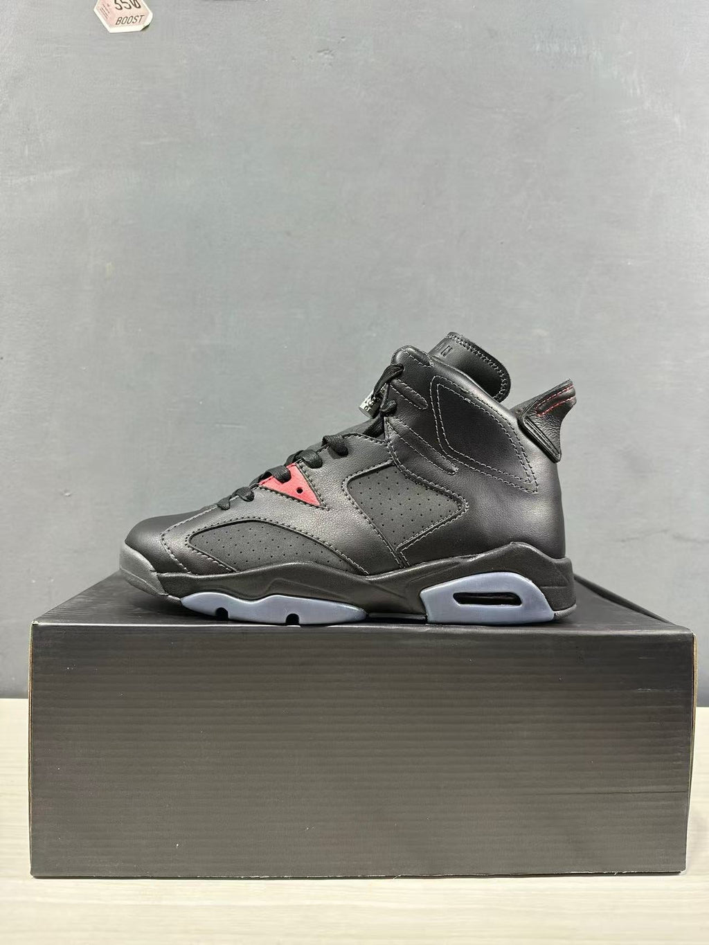 Air Jordan 6 BIN 23 Black High-Top Sneakers II6558-001 - product image from the listing.