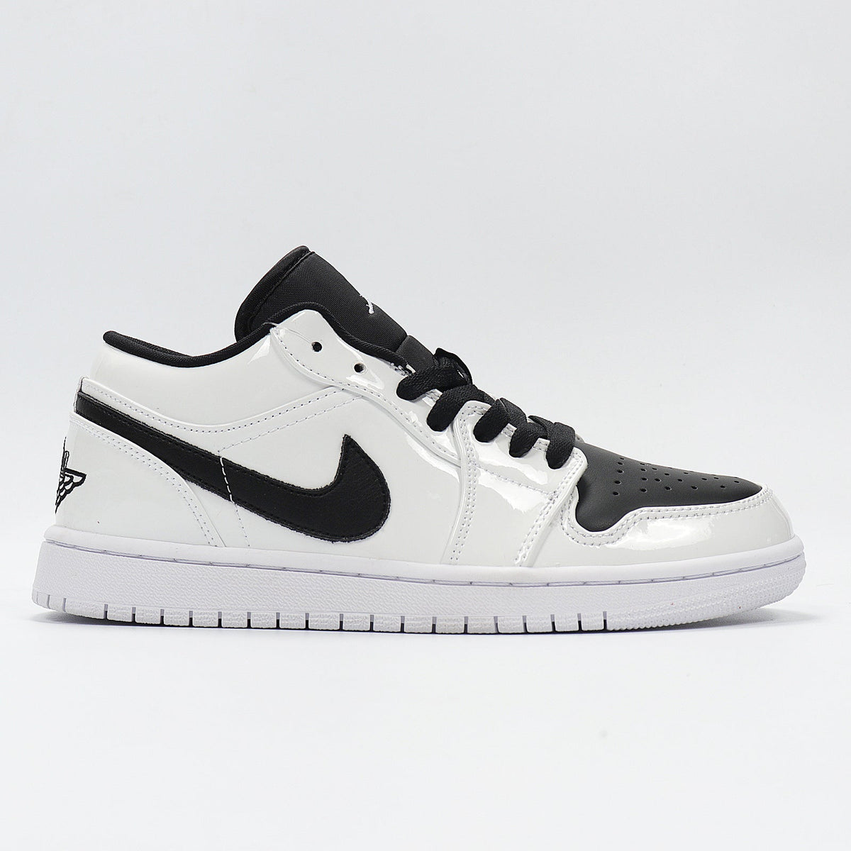 Air Jordan 1 Low Panda Black White Sneakers 553560-103 - product image from the listing.