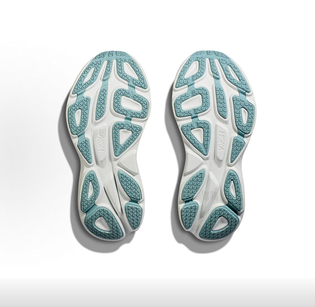 Light Blue HOKA Bondi 8 Running Shoes - product image from the listing.