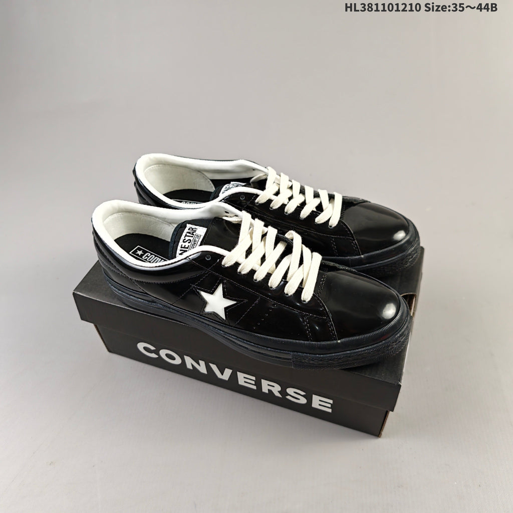 Converse One Star Pro Patent-Look Skate Trainers - product image from the listing.