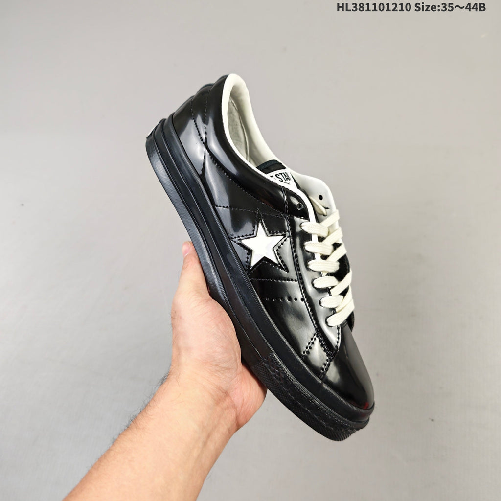 Converse One Star Pro Patent-Look Skate Trainers - product image from the listing.