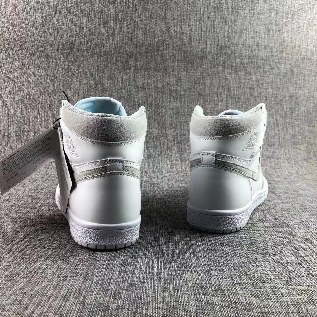 Air Jordan 1 High '85 Neutral Grey Sneakers BQ4422-100 - product image from the listing.