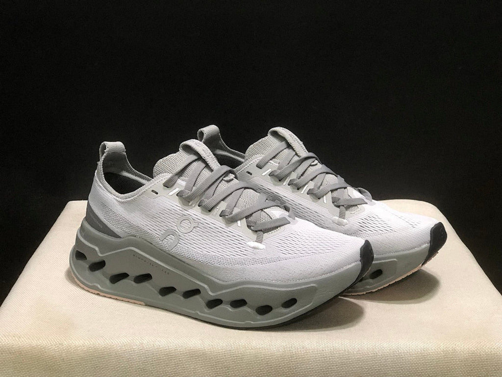 On Cloudsurfer Max Running Shoes, Alloy in Grey - product image from the listing.