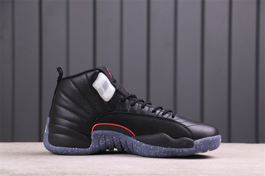 Air Jordan 12 Reverse Flu Game Sneakers Black DC1062-006 - product image from the listing.