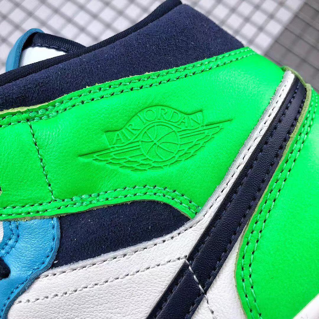 Melody Ehsani x Air Jordan 1 Mid Sneakers in Multicolor - product image from the listing.