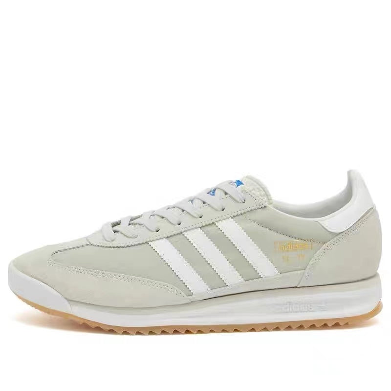 Light Gray and White adidas SL 72 Sneakers - product image from the listing.