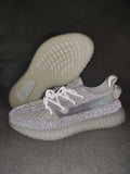 Yeezy Boost 350 V2 Sneakers in Gray Knit - product image from the listing.