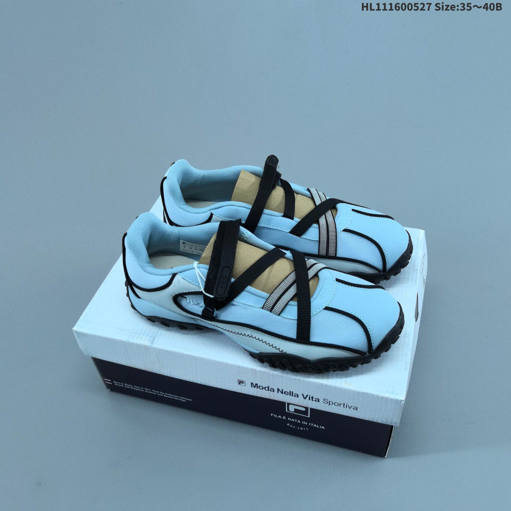 Light Blue FILA Pebble Sandal Mary Jane Sneakers - product image from the listing.