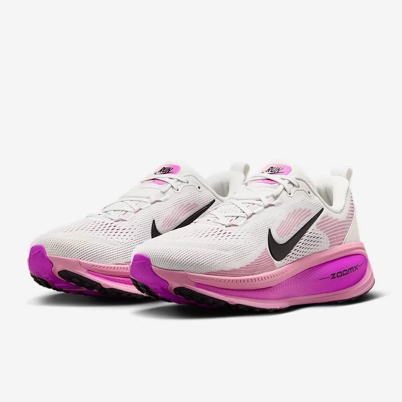 Nike Vomero 18 Running Shoes HM6804-105 in White Pink - product image from the listing.