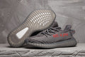 Yeezy 350 V2 Black and Gray Zebra Trainers - product image from the listing.