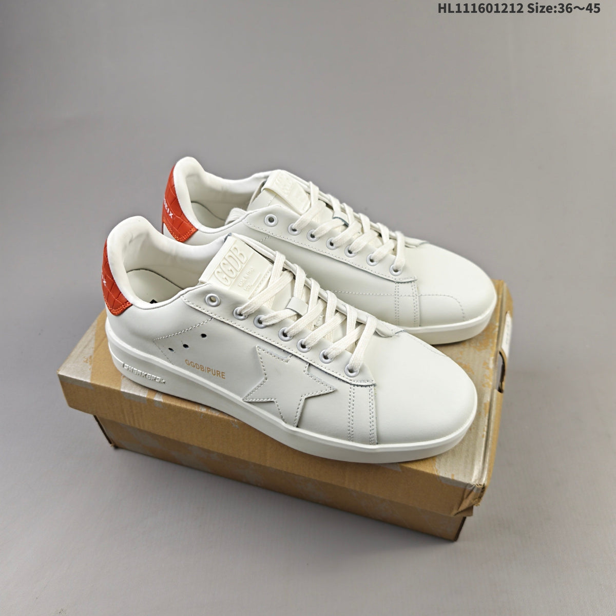 Golden Goose Purestar Low-Cut Sneakers with Star Detail - product image from the listing.