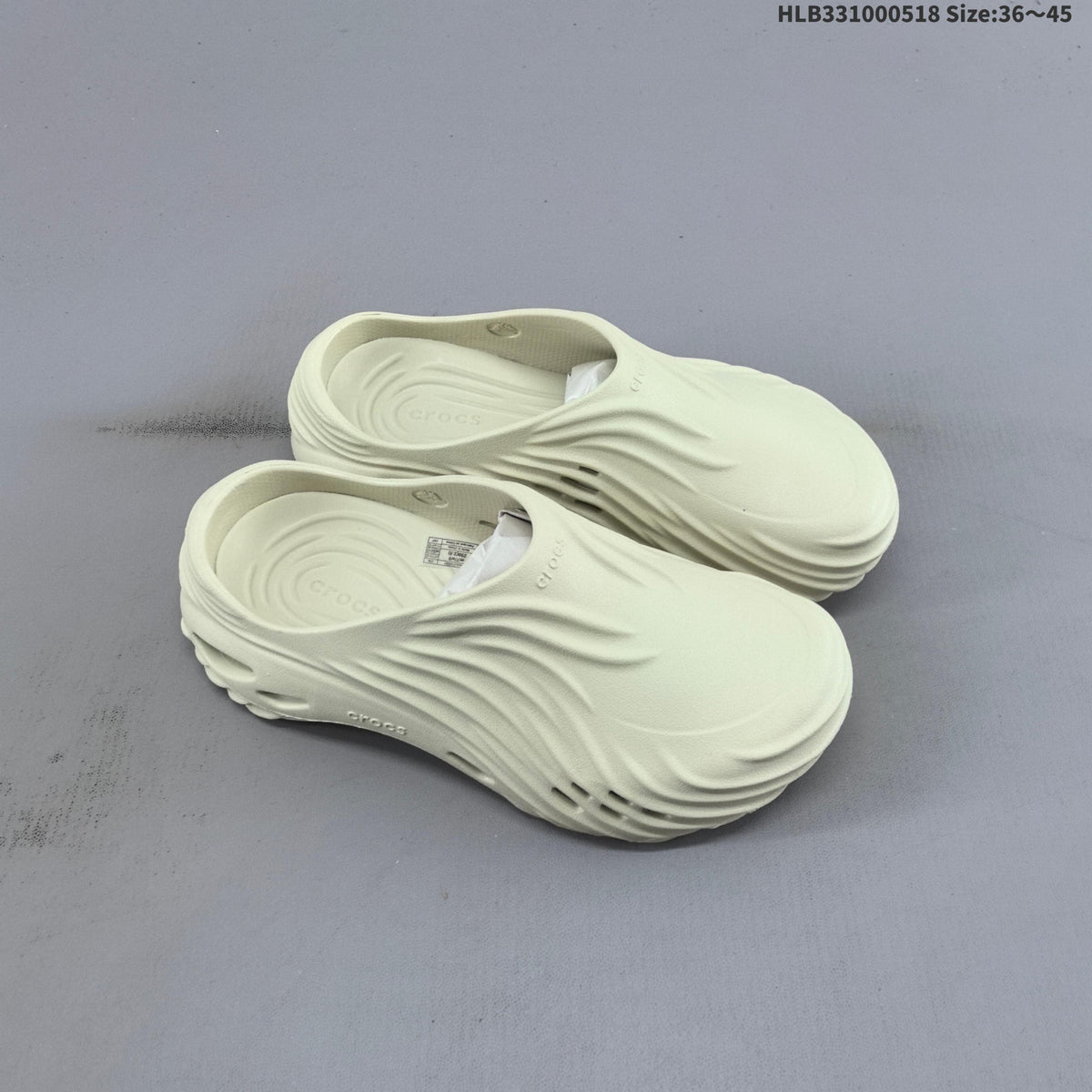 Bae Clog-Style Slides with Sculpted Design by Crocs - product image from the listing.