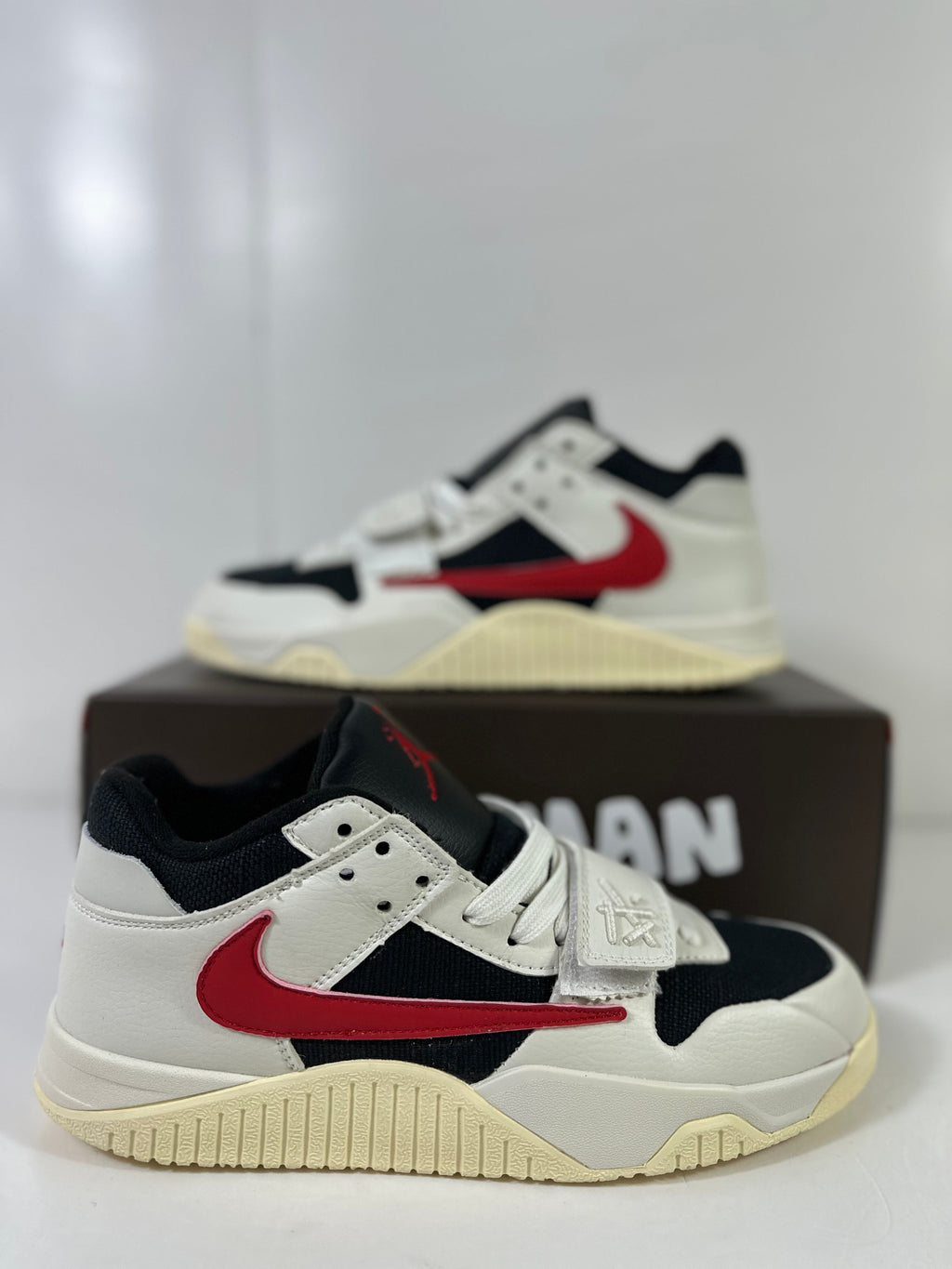 Jordan Jumpman Jack TR Sneakers in University Red FZ8117-101 - product image from the listing.