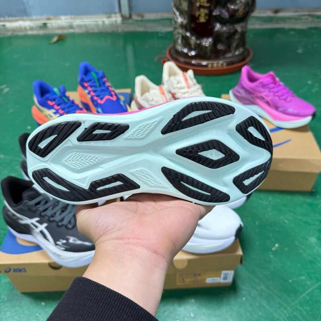 ASICS FF Leap Running Shoes in Pink Purple 1013A188-002 - product image from the listing.