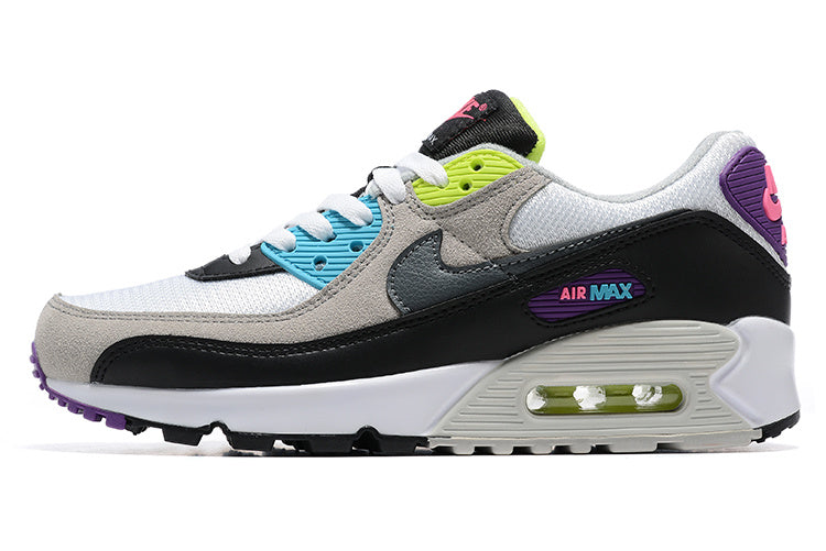 Nike Air Max 90 Sneakers in White Black Multicolor DR9900-100 - product image from the listing.