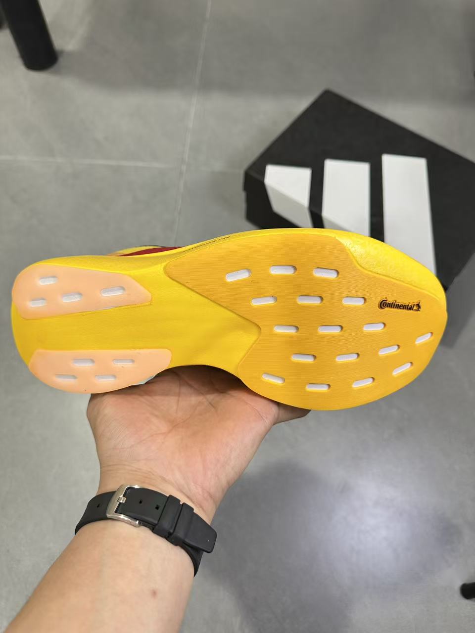 adidas Lightstrike Pro Running Shoes in Yellow KJ3625 - product image from the listing.