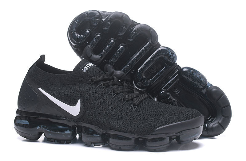 Nike Air VaporMax Flyknit 2 Sneakers in Black White 942842-001 - product image from the listing.