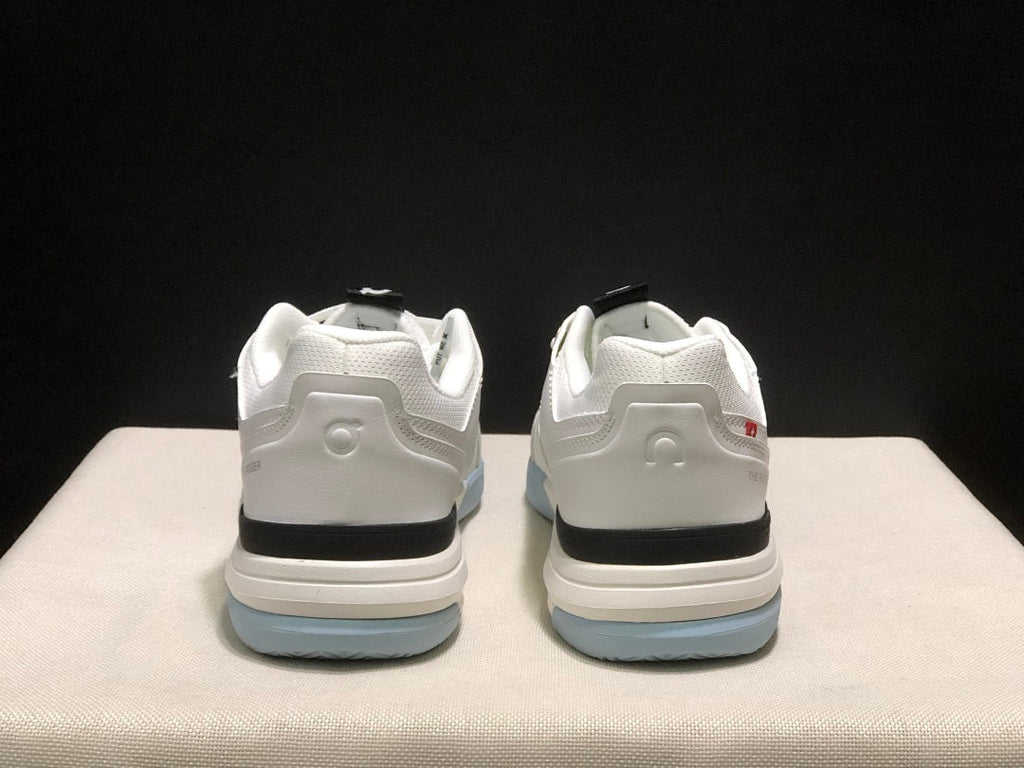 On The Roger Clubhouse Pro Sneakers in White Light Blue - product image from the listing.