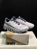 Gray and Purple On Cloudmonster Sneakers - product image from the listing.