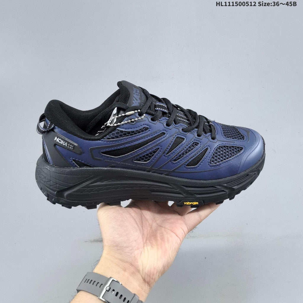 HOKA Mafate Speed TS Low Trail Running Shoes, in Navy - product image from the listing.