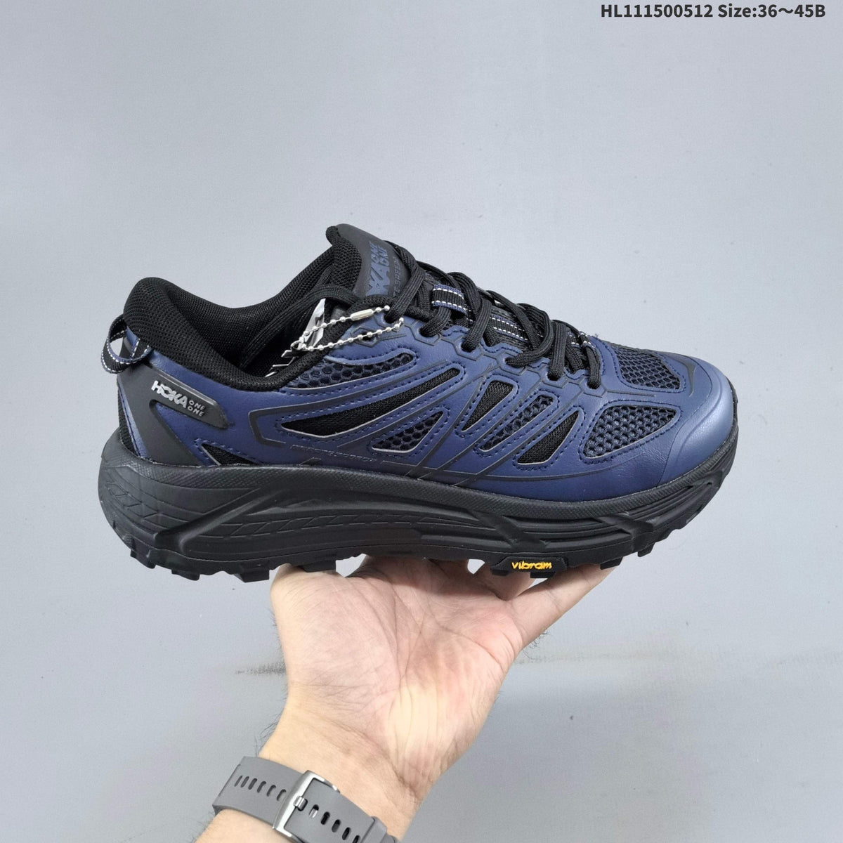 HOKA Mafate Speed TS Low Trail Running Shoes, in Navy - product image from the listing.