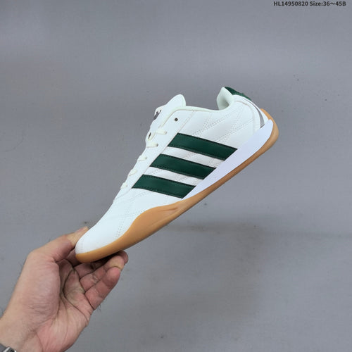Adidas Adiracer Low-Top Sneakers in White Green HQ7403 - product image from the listing.