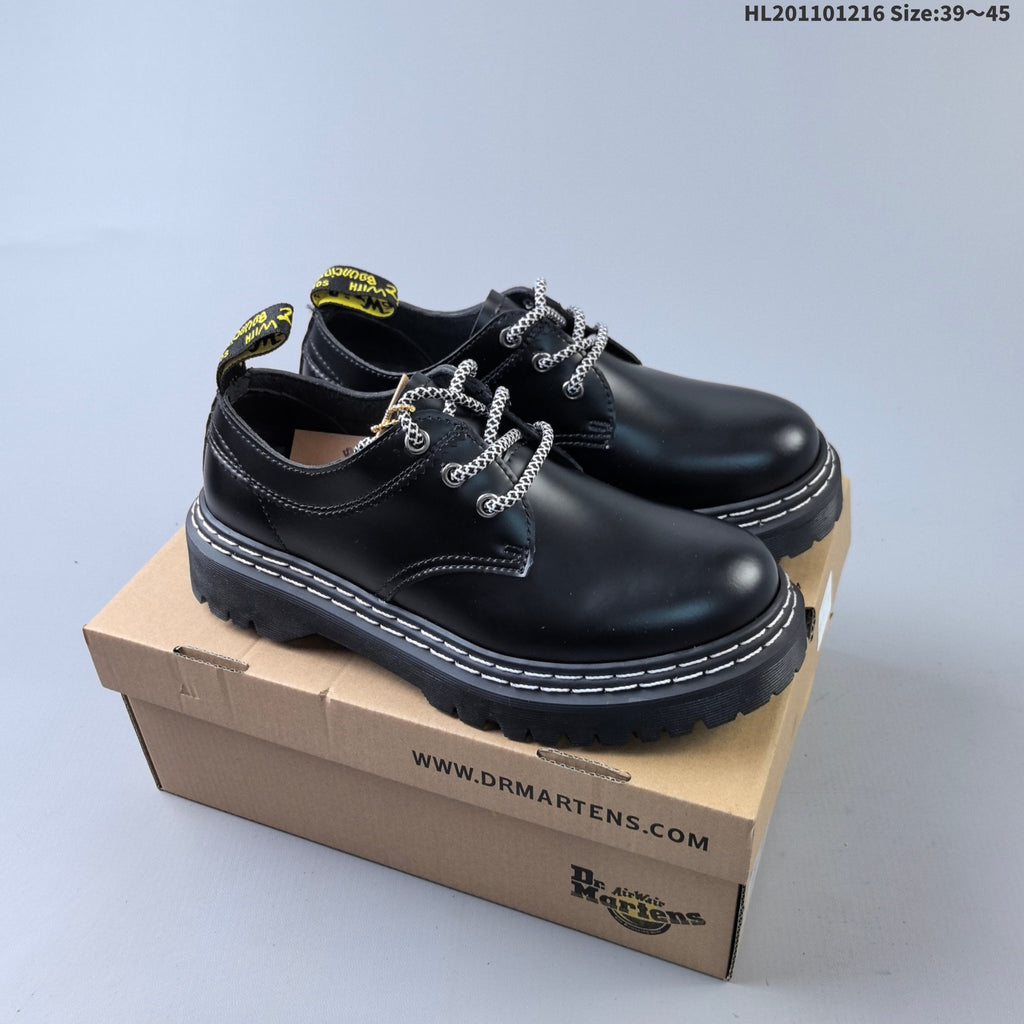 Dr. Martens Sinclair Black Platform Lace-Up Footwear - product image from the listing.