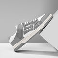 AIVIIRI Low-Top Sneakers in Gray and White MFS003-043 - product image from the listing.