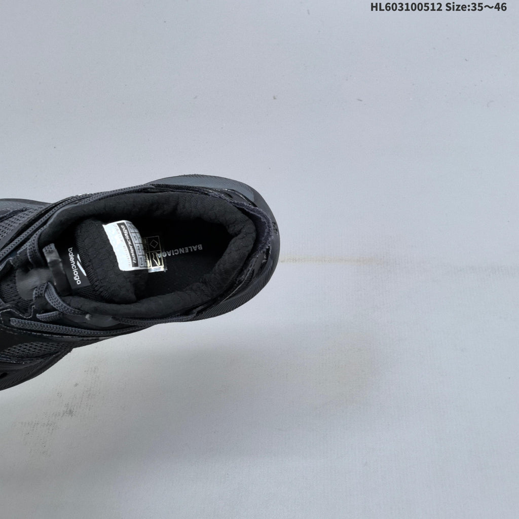 Charcoal Gray Balenciaga Triple S 2 Sneaker - product image from the listing.