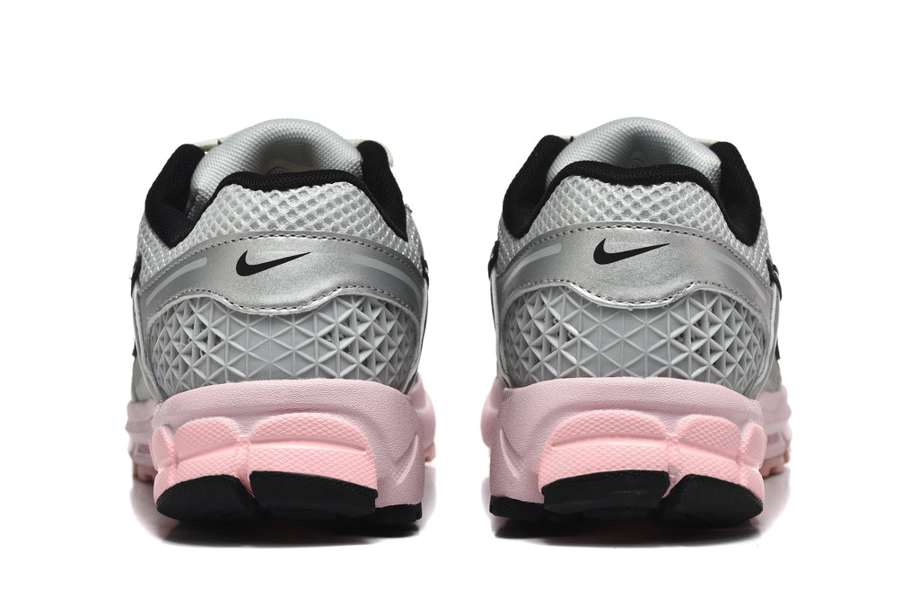 Nike Zoom Vomero 5 Silver Pink Mesh Trainers - product image from the listing.