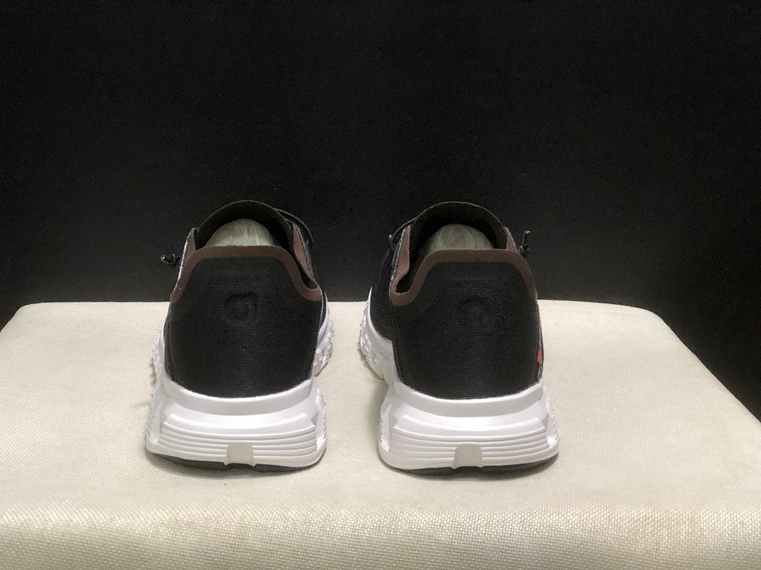 Black and Brown On Cloud 6 Coast Sneakers - product image from the listing.