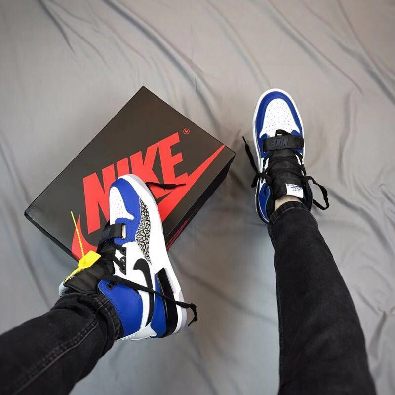 Nike Air Jordan Legacy 312 Sneakers in Blue White Black - product image from the listing.