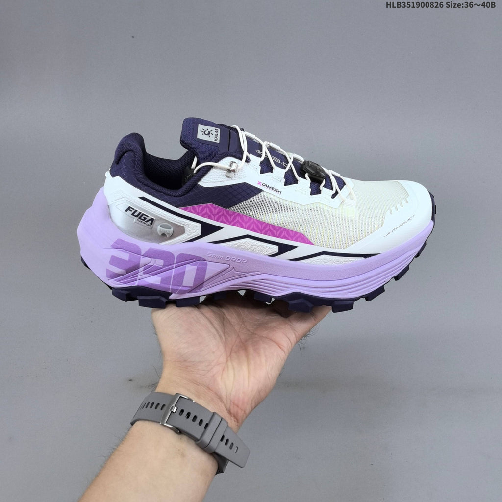 KAILAS FUGA EX330 Trail Running Shoes in White Purple - product image from the listing.