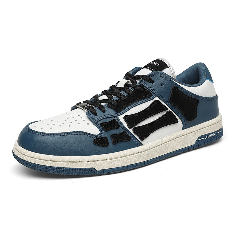 AMIRI Low-Top Sneakers in Navy, in White and Black - product image from the listing.